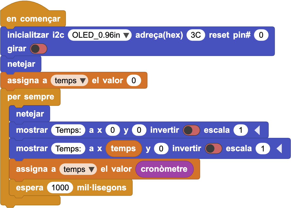 MicroBlocks OLED