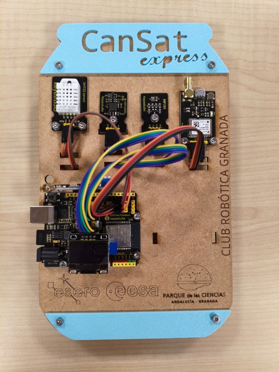 CanSat Express panell davant CanSat Express panell davant